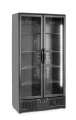 Lodówka barowa 2-drzwiowa, Arktic, 384L, czarny, 230V/365W, 900x530x(H)1820mm 237014