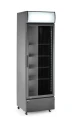 Lodówka barowa z podświetlanym panelem, 1-drzwiowa, Arktic, 254L, czarny, 230V/250W, 578x605x(H)1980mm 236932