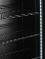 Lodówka barowa z podświetlanym panelem, 2-drzwiowa, Arktic, 512L, czarny, 230V/510W, 1120x585x(H)1900mm 236949