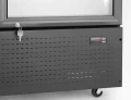 Lodówka barowa z podświetlanym panelem, 2-drzwiowa, Arktic, 512L, czarny, 230V/510W, 1120x585x(H)1900mm 236949