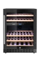 Lodówka do wina, 2-strefowa, 46 butelki, Arktic, czarny, 570x595x(H)820mm 237106