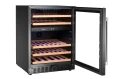 Lodówka do wina, 2-strefowa, 46 butelki, Arktic, czarny, 570x595x(H)820mm 237106