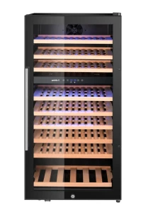 Lodówka do wina, 2-strefowa, 91 butelki, Arktic, 230L, czarny, 569x595x(H)1215mm 237113