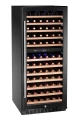 Lodówka do wina, 2-strefowa, 124 butelki, Arktic, 265L, czarny, 570x595x(H)1400mm 237120