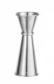 Jigger, miarka barmańska 20/40 ml, BarUp, 0,04L, srebrny, ⌀42x(H)100mm, Okrągły 597064