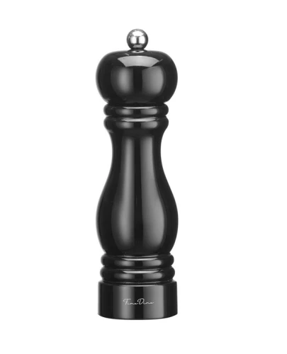 Młynek do pieprzu z mechanizmem ze stali nierdzewnej Monolith, czarny, 180mm