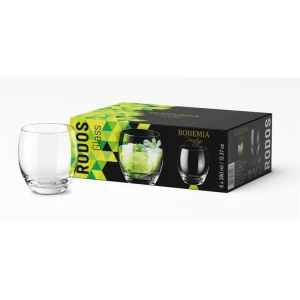 Szklanki Bohemia PRESTIGE RODOS 380ml 6szt szkło kryształowe