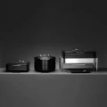 Podgrzewacz indukcyjny ze szklaną pokrywą De Luxe Black, GN 1/1