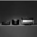 Podgrzewacz indukcyjny ze szklaną pokrywą De Luxe Black, GN 2/3