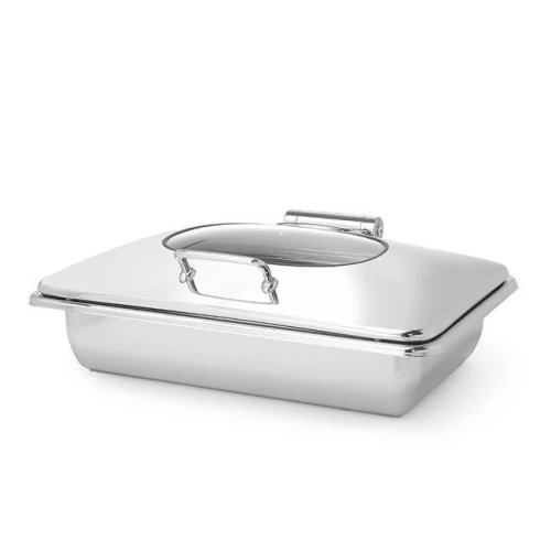 Podgrzewacz indukcyjny ze szklaną pokrywą Premium Glass GN 1/1, 590x410x(h)200mm