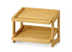 Stojak 2-poziomowy dębowy 574x323x441 mm