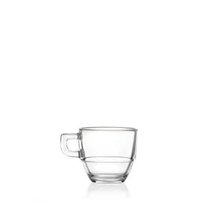 RCR CAFFE Filiżanki do espresso 80ml 6szt szkło kryształowe