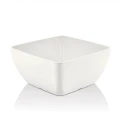 Miska kwadratowa Metro z melaminy, biała, 125x125x(h)65 mm