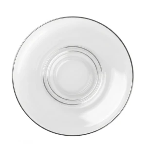 RCR CAFFE Spodki uniwersalne 12,5cm 6szt szkło kryształowe
