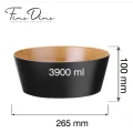 Misa bufetowa Panama Black 3.9l, 265x(h)100mm
