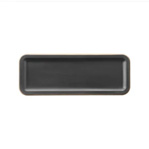 Taca serwingowa Panama Black, 350x130x(h)20mm