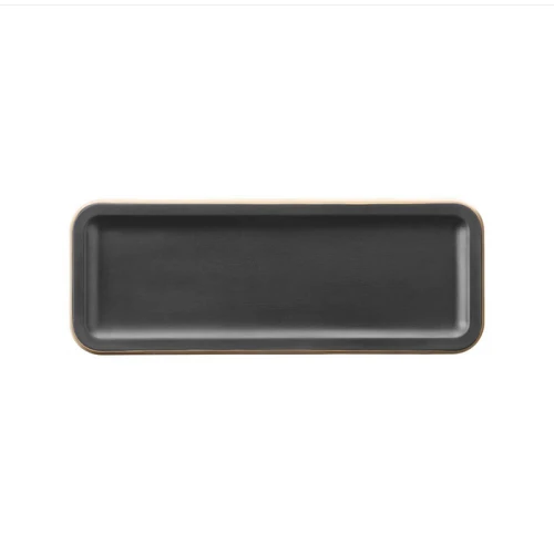 Taca serwingowa Panama Black, 350x130x(h)20mm