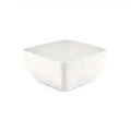 Miska kwadratowa Metro z melaminy, biała, 250x250x(h)120mm