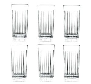 RCR TIMELESS szklanki wysokie 440ml kpl 6szt szkło kryształowe 