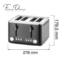 Toster bufetowy Rapido na 4 kromki, 1750W