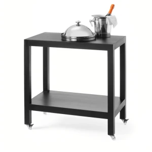 Wózek kelnerski Madeira Black czarny 820x460x(h)850 mm