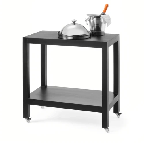 Wózek kelnerski Madeira Black czarny 820x460x(h)850 mm