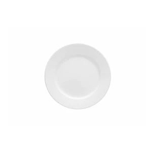 Talerz deserowy płytki Lubiana Corona 20 cm biały gastronomiczny mocny