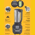 Blender barmański HBB255S-CE Rio® z dzbankiem ze stali nierdzewnej 0,95l, Hamilton Beach Commercial