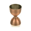Miarka barmańska Bell z prostą krawędzią, antyczna miedź, BarFly, 25/50ml