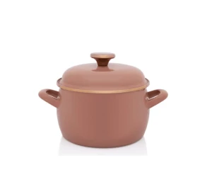 Garnek emaliowany Metalac 20 cm 4,2l MOKKA Mocha Mousse 