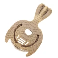 Zestaw barmański (shaker, sitko, jigger, łyżka) Venym Snakeskin Basics, antyczny mosiądz