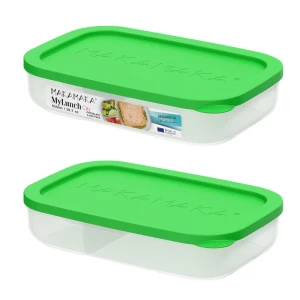 Pojemnik MyLunch City 850ml zielny transparentny