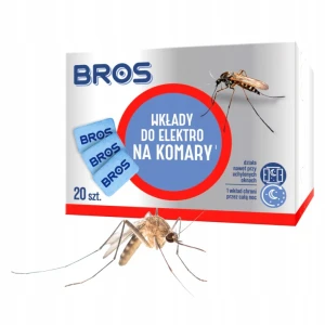 BROS Wkłady do do elektro na komary zapas 20 + 10 gartis!