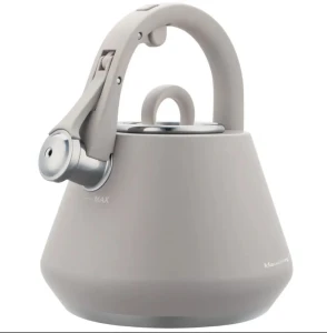 Czajnik stalowy z gwizdkiem 2,5 L szary mat, indukcja, Klausberg KB-7949
