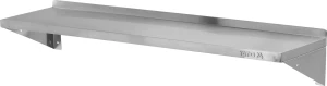 Półka wisząca z rantem pojedyncza 1500 x 300 x 180 mm YG-08932