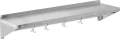 Półka wisząca z rantem i haczykami 1000 x 300 x 180 mm YG-08936