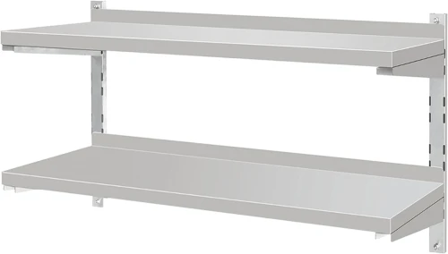 Półka wisząca z rantem regulowana podwójna 1000 x 300 x 350 mm YG-08946