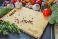 BERRETTI Deska kuchenna drewniana bambusowa do krojenia 32,5 x 22 x 1,5cm BR-7481