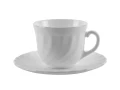 Komplet 4 filiżanek 280ml ze spodkami Arcoroc Trianon