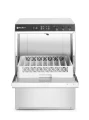Zmywarka 50x50 Doppio, HENDI, Budget Line, z dozownikiem detergentu i pompą spustową, 400V/4900W, 565x605x(H)830mm 237366