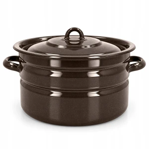 Garnek, powidlak emaliowany 14l 32cm z pokrywą