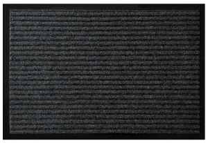 Wycieraczka tekstylna gumowa prążkowana RYFLO antracyt 80x120 cm 