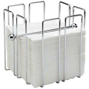 Serwetnik chromowany 195 x 195 x 190 mm