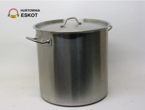 Garnek nierdzewny ESKOT 19 litrów z pokrywą