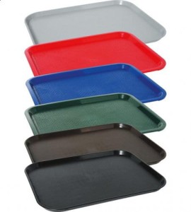 Taca polipropylenowa Fast Food zielona 310 x 435 mm