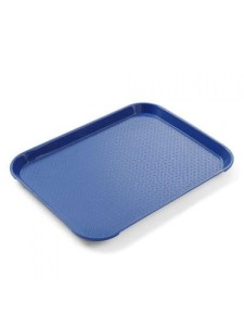 Taca z polipropylenu 265x345 Fast Food niebieska - kod 87872