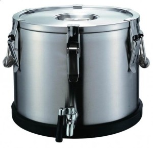 Termos z kranem - podstawa gumowa 10 l