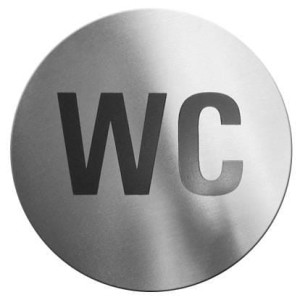 Tabliczka informacyjna "WC"