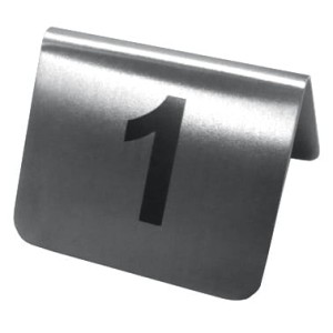 Tabliczka informacyjna z numerami 1-12