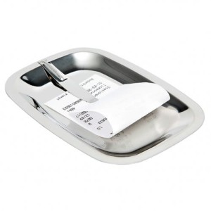 Tacka na rachunek z klipsem - zestaw 3 sztuk